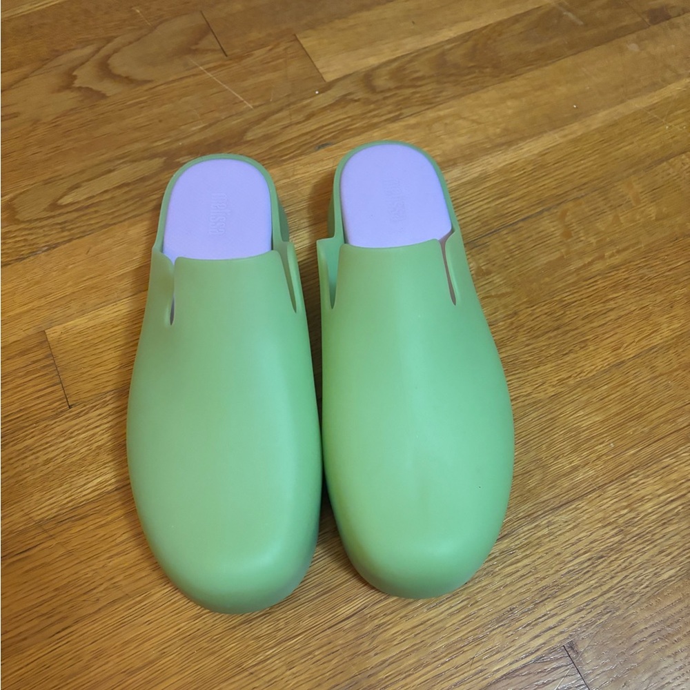 Brand new never worn Melissa Mint Green Slip-On Shoes clogs mules
